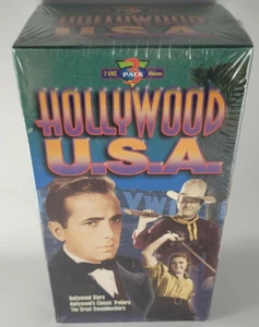 Hollywood U.S.A 3 pack (Vhs, 1997) 180 minutes of Hollywood Stars! - Brand New - Picture 1 of 3
