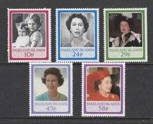 1986 FALKLAND ISLANDS 60th BIRTHDAY OF QUEEN ELIZABETH 11, SG522/26. UM - Picture 1 of 1