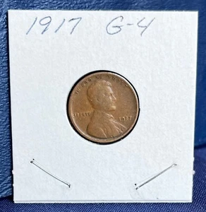 1917-P Lincoln Bronze Wheat Penny - Picture 1 of 2