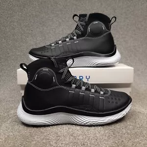 Under Armour Curry 4 Flotro Suit And Tie Black White Mens Sneakers Shoes Size 11 - Picture 1 of 11