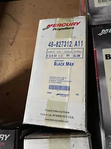 Mercury 48-827312A11 11 5/8" X 10.5 PITCH ALUM 3 BLADE PROPELLER NIB NOS - Picture 1 of 1