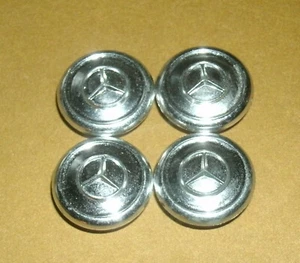 1/18 Scale 1950's Mercedes 300SL Dog Dish Hubcaps Wheel Covers (4) Bburago Parts - Picture 1 of 4