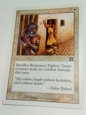 MTG 1999 Resistance Fighter Visions Regular Common