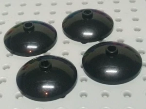 Lego Dish Inverted 3x3 [43898] Black x4 - Picture 1 of 4