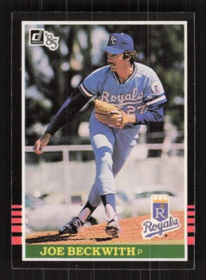 1985 Donruss #541 Joe Beckwith Kansas City Royals - Image 1 of 2
