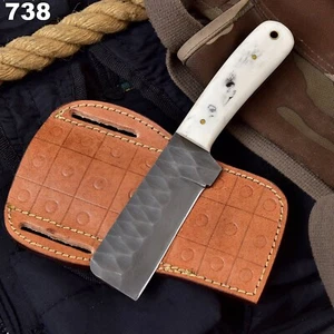 Authentisches maßgeschneidertes geschmiedetes Eisenbahnwerkzeug Stahl Cowboy Bull Cutter Messer - Bild 1 von 7