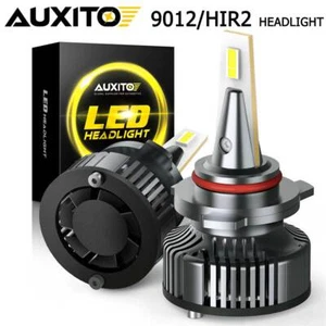 AUXITO 9012 HIR2 LED Headlight Bulbs High Low Beam for GMC Sierra 1500 2014 2015 - Picture 1 of 9
