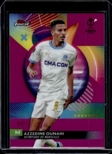 TOPPS FINEST 2024 AZZEDINE OUNAHI OLYMPIQUE MARSEILLE PARALLEL 49/75 - Zdjęcie 1 z 2