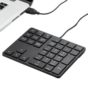 Wired Number Keypad for Laptop 34 Keys USB Number Pad for Laptop External Min... - Picture 1 of 7
