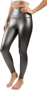 Leggings in ecopelle a vita alta 90 gradi By Reflex taglia XL nuovi - Foto 1 di 1
