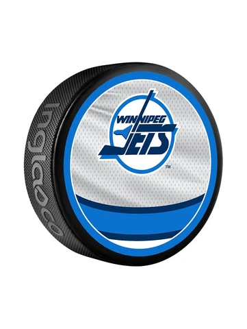 Winnipeg Jets 2023 Official NHL Reverse Retro Jersey Souvenir Hockey Puck Cover
