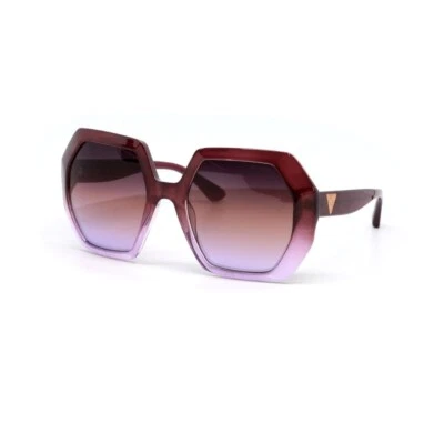 Guess GU7786 83Z Purple Ombre Over Size Plastic Retro Sunglasses Frame 57-22-135 - Image 1 of 3