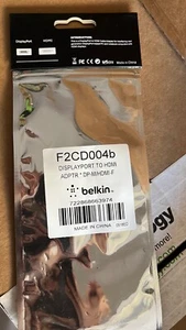NEW Belkin DisplayPort to HDMI Adapter - Black F2CD004B - Picture 1 of 4