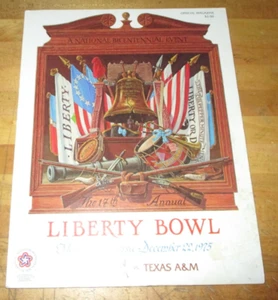 1975 Liberty Bowl Program - USC Trojans Win! - Picture 1 of 2