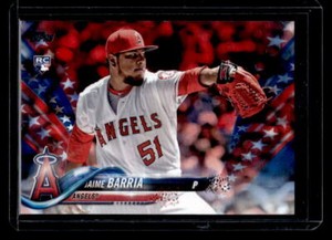 2018 Topps Update Jaime Barria Independence Day #US154