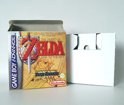 Zelda A Link To The Past Four Swords Nintendo GBA Empty Replacement Box & Tray - Image 1 of 4