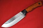 Fiddleback Forge Camp Knife by Andy Roy .20" A2 Steel, Canvas Bolstered Lacewood