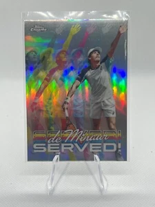 2024 Topps Chrome - Served! #SER-AM Alex de Minaur - Picture 1 of 2