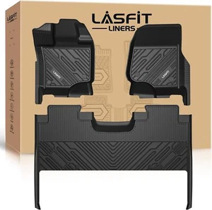 LASFIT Floor Mats Fit for Ford F-150 2015-2024 | F150 Lightning 22-24 SuperCrew - Picture 1 of 7