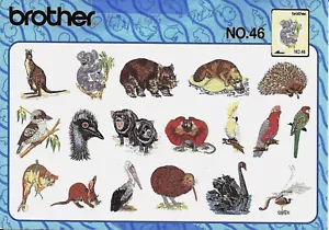 AUSTRALIAN ANIMALS #46 Embroidery Card - Bern. Deco, Brother, Baby Lock TESTED - Picture 1 of 7
