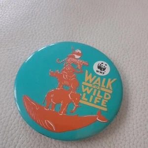 Insignia vintage de Walk For Wildlife de WWF - Imagen 1 de 3