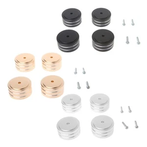 8Pack 40x20mm Aluminum Alloy Speaker AMP Isolation Feet Mat Floor Base - Photo 1/9