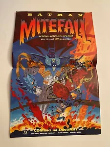 K3) Batman Mitefall DC Comic Brand New Rare 1994 Store Display Poster - Picture 1 of 1