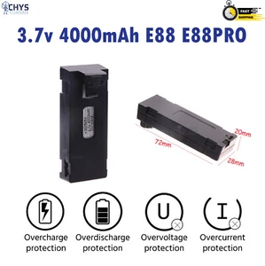 Batería recargable de iones de litio de 3,7 V 4000 mAh para dron de radiocontrol E88 E88PRO - Imagen 1 de 3