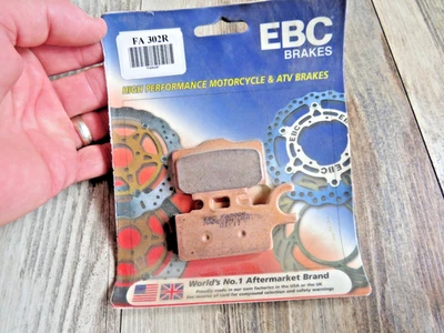 EBC FA302R Sintered Brake Pads For Kawasaki KX65 00-17, Suzuki RM65 03-05 OM29 - Image 1 of 2