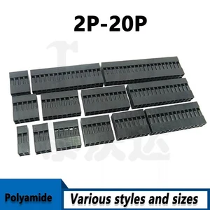2.54mm Dupont  Double Row Header Plastic Shell Housing Connector 2x2P-20P New - Picture 1 of 19