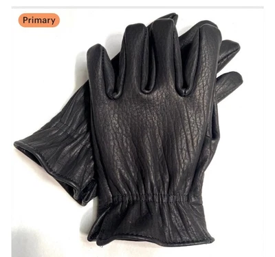 Guantes de trabajo bisonte negro - resistentes, fuertes - sin forro - hechos en EE. UU. - talla XL Foto 1 de 4