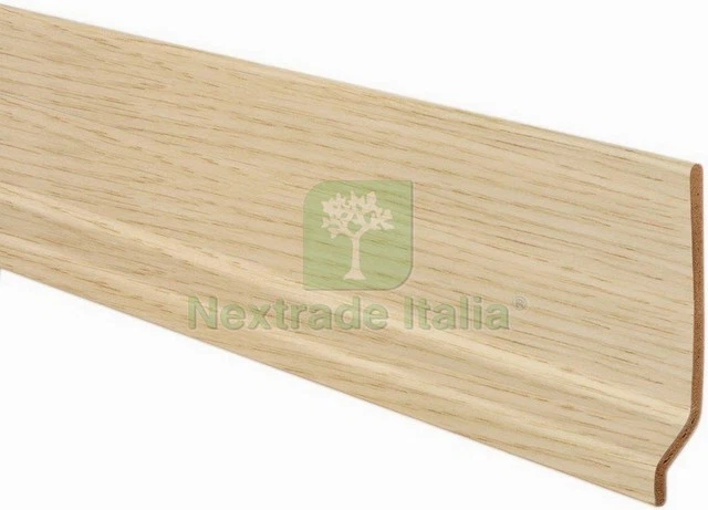 48PZ BATTISCOPA 70X9 PVC ESPANSO 200 CM ROVERE SBIANCATO: - Immagine 1 di 1