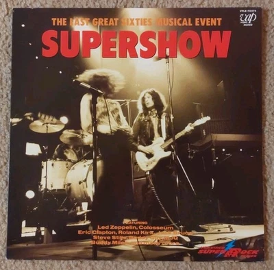 Supershow 1993 VAP Video Japan Laser Disc + Insert EX/EX Led Zeppelin Clapton   - Image 1 of 4