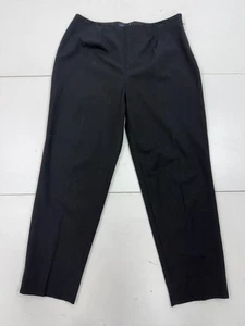 Piazza Sempione Audrey schwarze Hose gerades Bein Größe 46/12 neu mit Etikett $ 385 - Bild 1 von 4