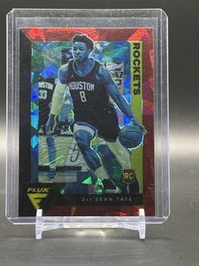 Jae'Sean Tate 2020-21 Panini Flux Cracked Ice Red Prizm Rookie #228 Rockets RC - Bild 1 von 2