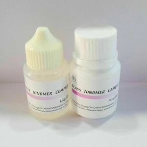 Dental Permanent GIC Crown Bridge P- 20gm / L - 16ml (Free & Fast Shipping). - Picture 1 of 4