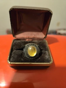 Vintage Houston Belt & Terminal Railroad Sterling Silver Size Men's Ring - Picture 1 of 6