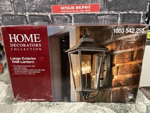 Home Decorators Collection Williamsburg 17.1” 1-Light Outdoor Wall Coach Sconce - Picture 1 of 5
