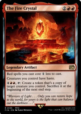 MTG The Fire Crystal Normal NM FINAL FANTASY Magic 135 - Image 1 of 2