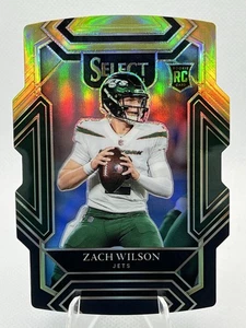 2021 Panini Select - [Base] - Black & Gold Prizm Die-Cut #244 - Zach Wilson RC - Bild 1 von 2