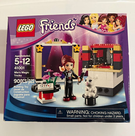 LEGO Friends Mia's Magic Tricks 41001 Complete Set 90 pcs Ages 5-12