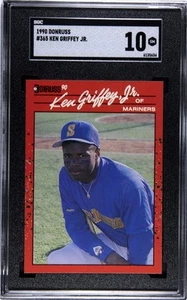 1990 DONRUSS KEN GRIFFEY JR. (2ND YEAR) #365 SGC 10 - Picture 1 of 2