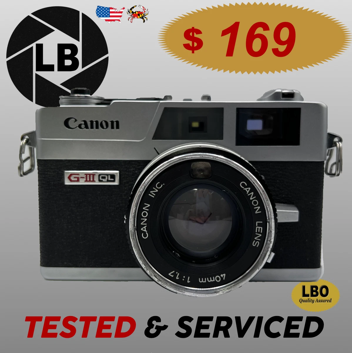 Canon Canonet QL17 GIII Film Cameras for sale - eBay