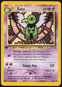 Carte Pokémon Xatu 52/75 Edition 1   Neo Discovery English - Imagen 1 de 2