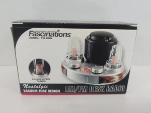 New Fascinations AM/FM Radio Nostalgic Light-up Vacuum Tube Design PM-205 - Picture 1 of 8