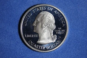 ESTATE FIND 2003 -S Silver Proof Washington Quarter "MAINE" #K54727 - Picture 1 of 2
