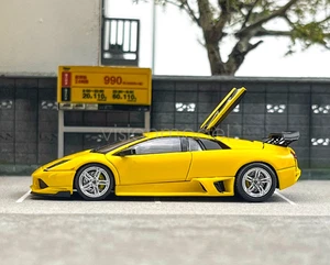 PK 1:64 Scale Yellow Murcielago LP640 Coupe Sports Diecast Display Toy Gift - Picture 1 of 5