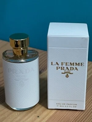 NUEVO EN CAJA PARA MUJER LA FEMME PRADA EAU DE PARFUM SPLASH .3 FL OZ MINI 100 % AUTÉNTICO Foto 1 de 4