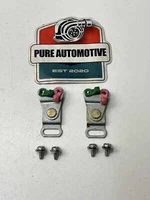 Nissan 240SX S13 1989-1994 Juego de soportes de acoplamiento de manija de puerta izquierda derecha OEM 4132 Foto 1 de 4