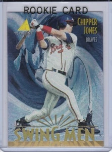 CHIPPER JONES ROOKIE CARD Pinnacle MUSEUM COLLECTION INSERT RC Atlanta Braves - Bild 1 von 2